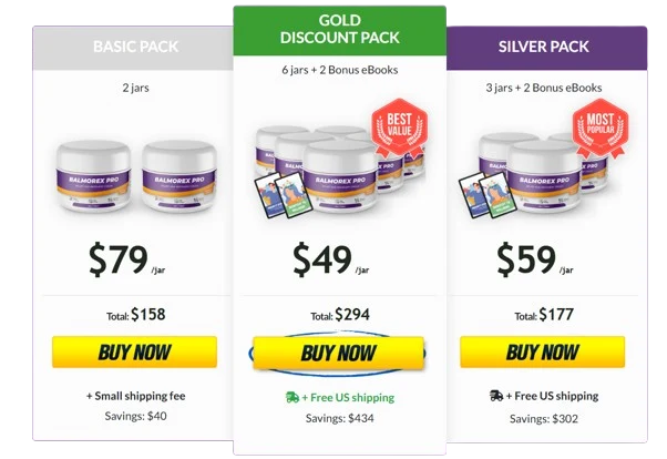 Balmorex Pro Price Details