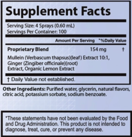Breathizen supplement facts